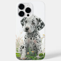 ADORABLE WATERCOLOR DALMATIAN PUPPY DOG