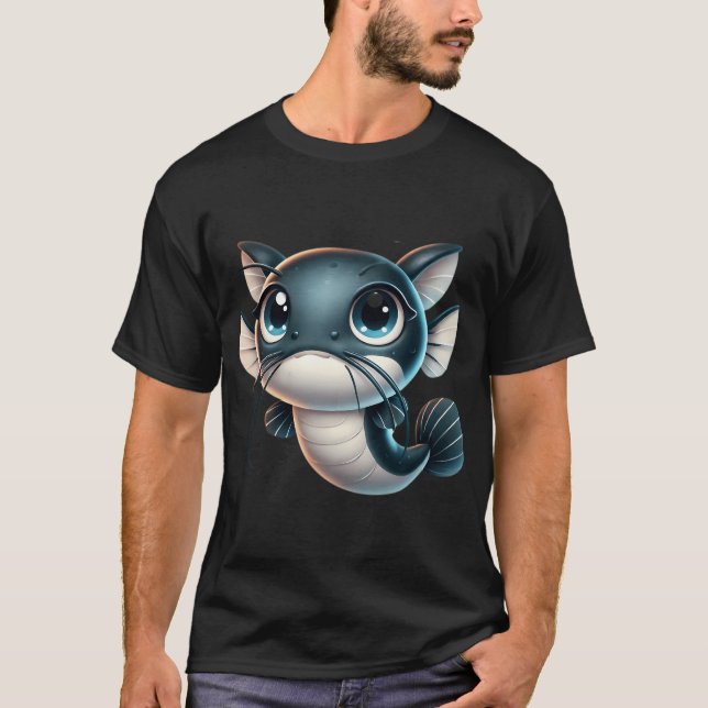 Adorable Wels Catfish T-Shirt (Front)