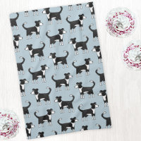 Adorable Welsh Border Collie Sheep Dog Pattern