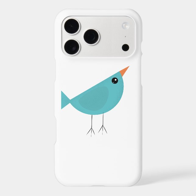 Adorable Whimsical Bird Nature Art (Back)
