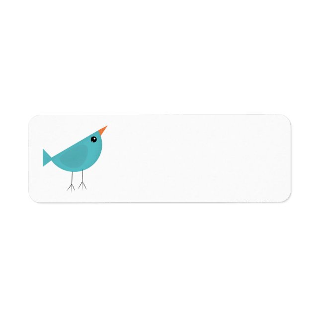Adorable Whimsical Bird Nature Art (Front)