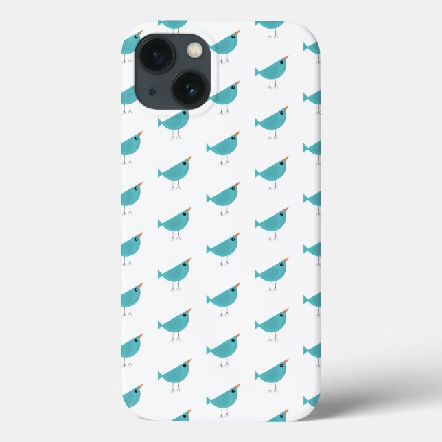 Adorable Whimsical Bird Nature Art Case-Mate iPhone Case (Back)
