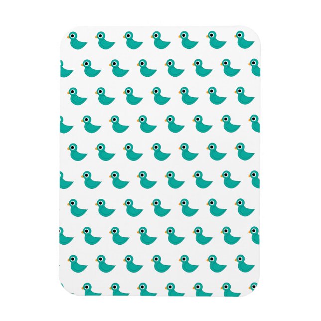 Adorable Whimsical Bird Nature Art Magnet (Vertical)