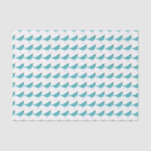 Adorable Whimsical Bird Nature Art Tissue Paper