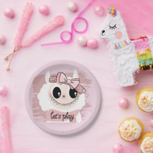 Adorable -Whimsical Monster Paper Plate