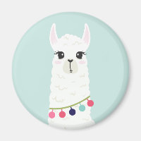 Adorable White Alpaca