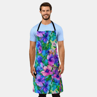 adorable WILD ROSES Apron