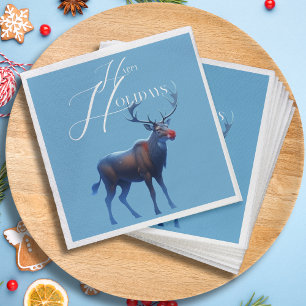 Adorable Winter Wonderland Happy Holdays Napkin
