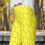 Adorable Yellow Love Hearts Pattern Leggings<br><div class="desc">Chic and Comfortable: Elevate your workout wardrobe with these Love Hearts leggings! Perfect for women who want to blend fitness and fashion, their vibrant design transitions effortlessly from yoga classes to casual outings. Comfortable and stylish, these full-length leggings move with you, keeping you feeling confident and beautiful no matter where...</div>