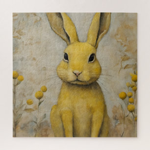 Adorable Yellow Rabbit Jigsaw Puzzle