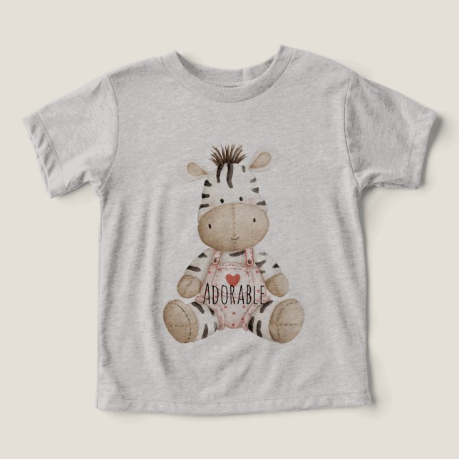 Adorable Zebra Animal (Design Front)