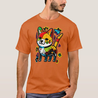 Adorable Zombie Shiba Inu toon for Dog and SciFi T-Shirt
