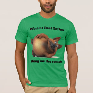 Adorables 3D Universe Funny Dog Lying Down T-Shirt
