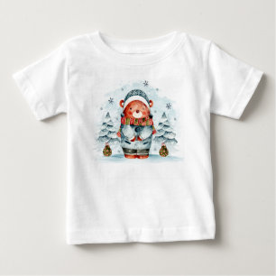 Adorables Christmas Cute Bear In Snow T-Shirt