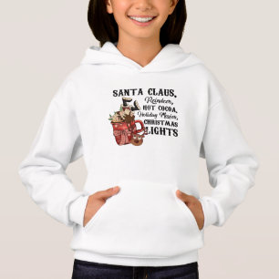 Adorables Christmas Santa And Hot Cocoa Funny Hood