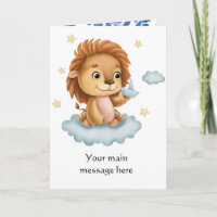 Adorables Cute Lion Baby Shower Or Birthday