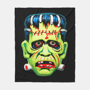 Adorables Halloween Scary Monster Mask Fleece Blanket