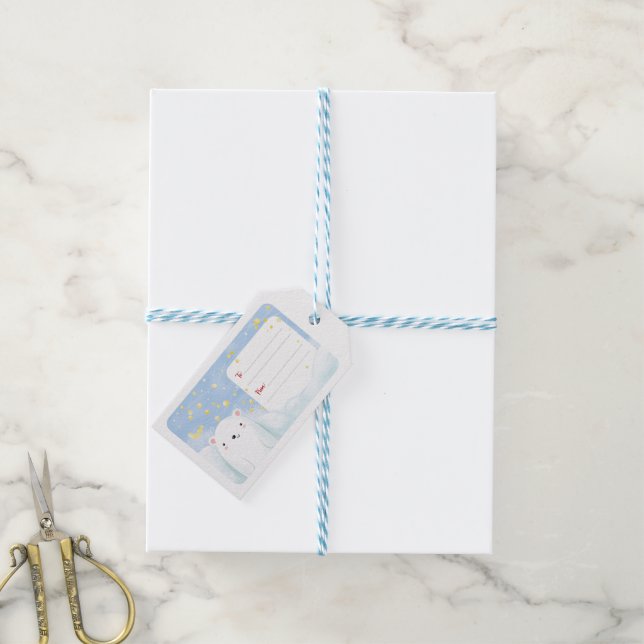 Adorables Polar Bear Gift Tags (With Twine)