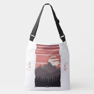Adorables Pretty Mountains Custom Crossbody Bag