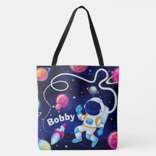 Adorables Spaceman Colourful Custom Tote Bag