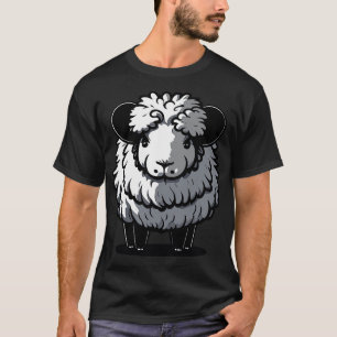 AdorableSheep and Ram JapaneseInspired Art with Cu T-Shirt