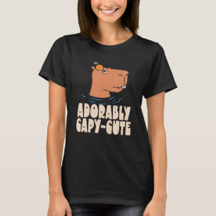 Adorably Capy Cute Animal Capybaras Rodent Capyba T-Shirt