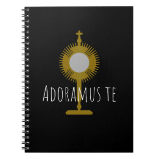 Adoramus Te (We adore you) Latin Notebook