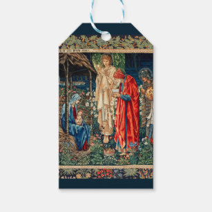 ADORATION OF MAGI Morris,Burne-Jones  Gift Tags
