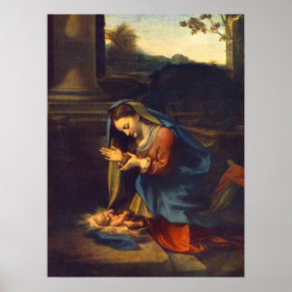 'Adoration of the Child' Poster