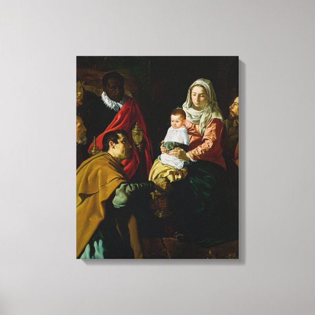 Adoration of the Kings, 1619 Canvas Print (Front)