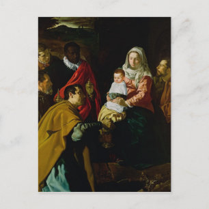 Adoration of the Kings, 1619 Postcard