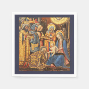 Adoration of the Kings  (Adorazione dei Magi) Napkin