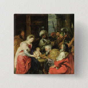 Adoration of the Magi, 1626-29 15 Cm Square Badge