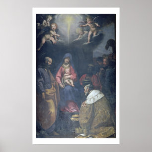 Adoration of the Magi, 1629 (oil on canvas) Poster