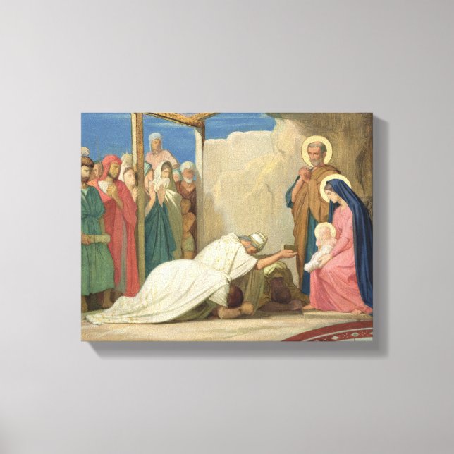 Adoration of the Magi, 1857 Canvas Print (Front)