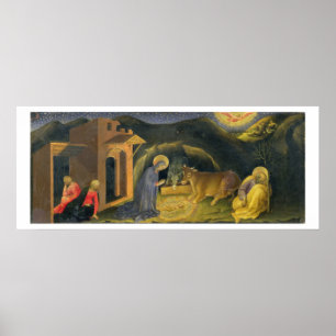 Adoration of the Magi Altarpiece; left hand predel Poster