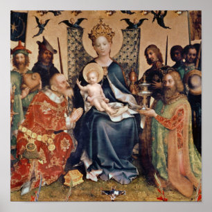 Adoration of the Magi altarpiece Poster
