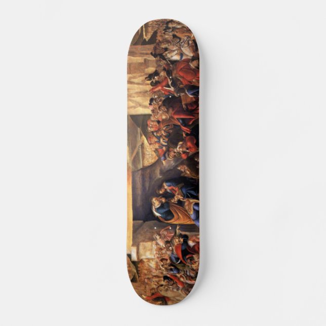 Adoration of the Magi - Botticelli Skateboard (Front)