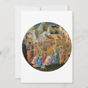 Adoration of the Magi by Fra Angelico and Filippo  Invitation