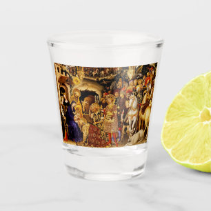 Adoration of the Magi by Gentile da Fabriano Shot Glass