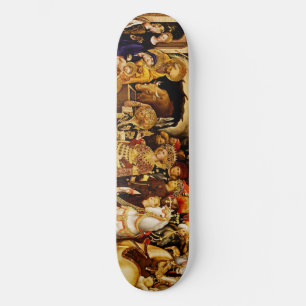 Adoration of the Magi by Gentile da Fabriano Skateboard