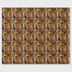 Adoration of the Magi by Gentile da Fabriano Wrapping Paper