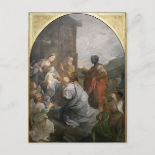 Adoration of the Magi by Guido Reni Postcard