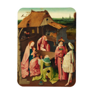 Adoration of the Magi by Hieronymus Bosch Magnet