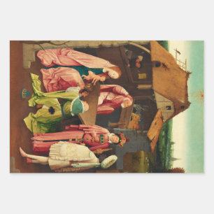 Adoration of the Magi by Hieronymus Bosch Wrapping Paper Sheet