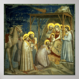 Adoration of the Magi, c.1305 Poster