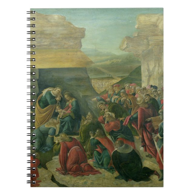 Adoration of the Magi, c.1480 (tempera on panel) ( Spiral Notebook (Front)