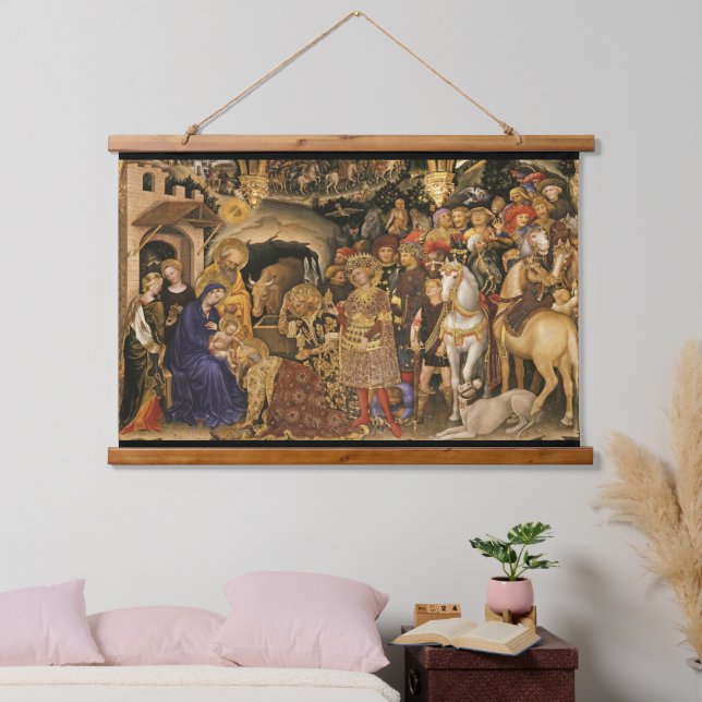 Adoration of the Magi Christian Religious Art Hanging Tapestry (Bedroom)