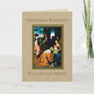 Adoration of the Magi Christmas Epiphany Holiday Card