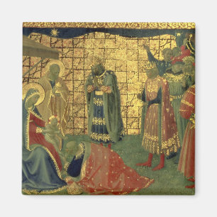 Adoration of the Magi, detail from a predella pane Magnet